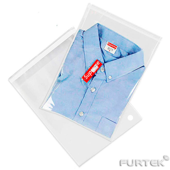 Рубашка в пакете с липким клапаном для маркетплейсов